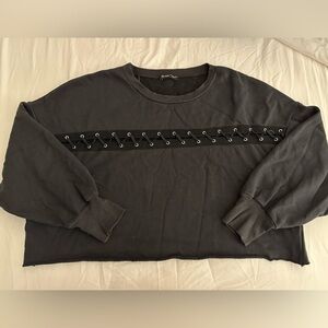 ZARA cropped sweatshirt